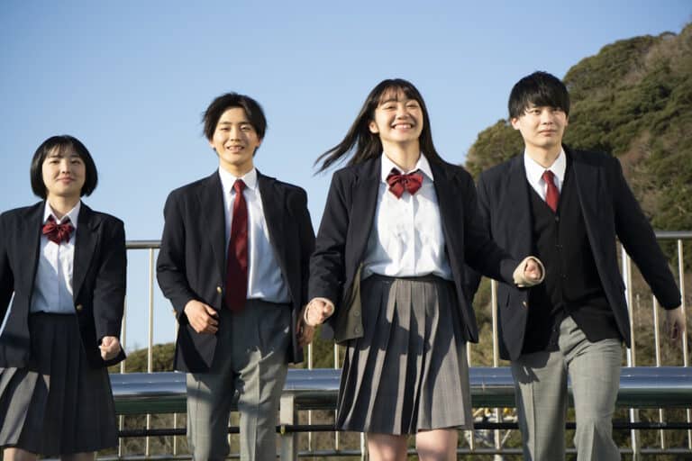 Students enjoying time off of school