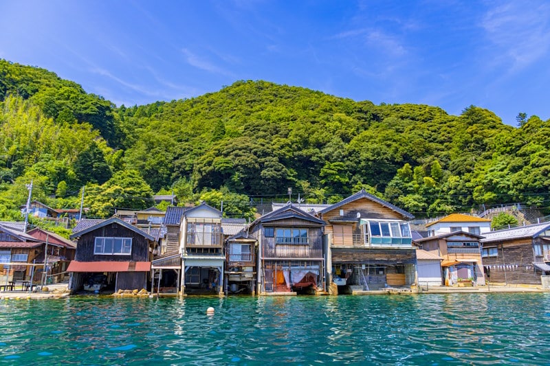 The boat houses (funaya) of Ine, Kyoto Prefecture