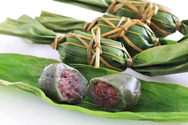 Sasa dango, one of the signatrue dishes of Niigata Prefecture