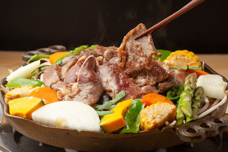 Jingisukan, signature dish of Hokkaido