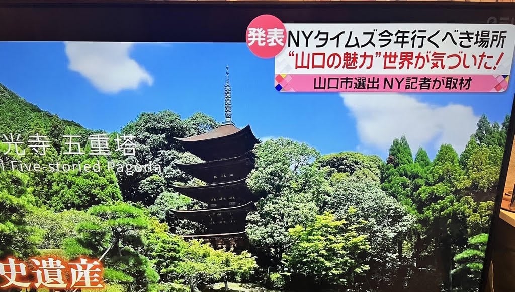 Yamaguchi TV  on local TV