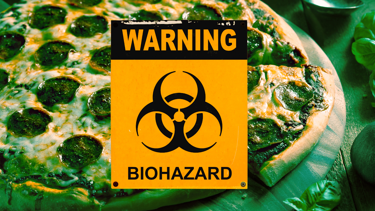 Pizza biohazard - Domino's Japan