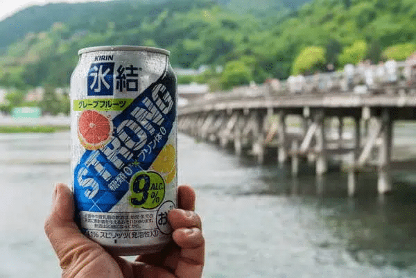 Kirin Strong chuhai with 9% alcohol