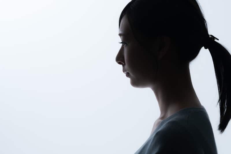 Woman in profile (joint parenting and domestic violence in Japan story)