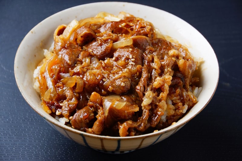 Gyudon (beef bowl)