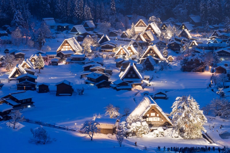 Shirakawago in the winter