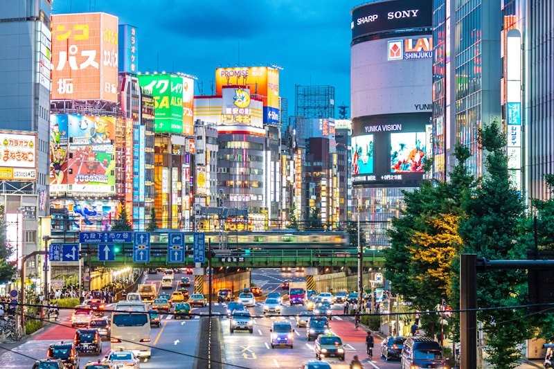 Shinjuku at night