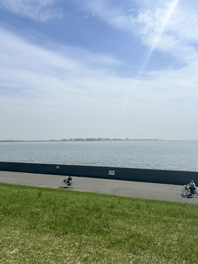 Wakasu Seaside Park - biking trial 