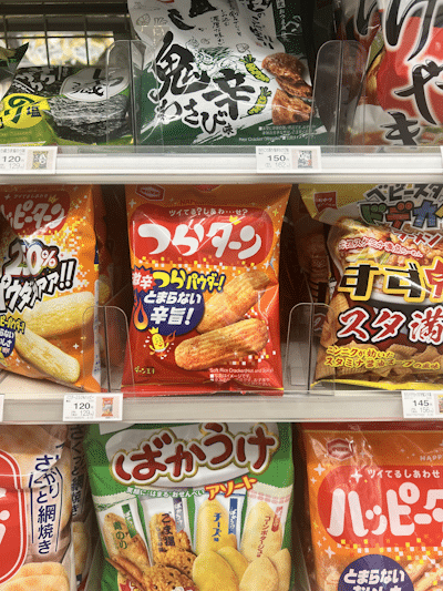 Tsuratan on a Family Mart shelf