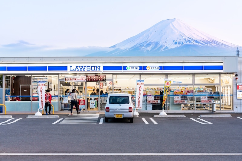 Mt. Fuji and Lawson