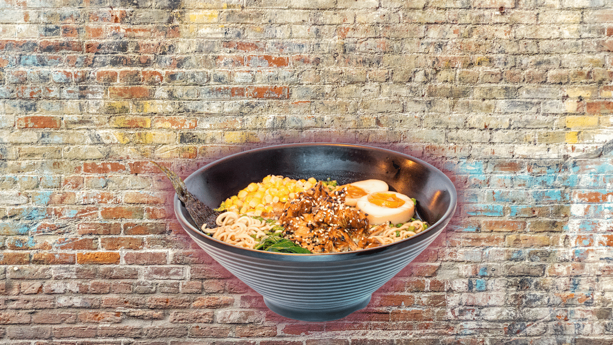 Ramen 1000 yen wall