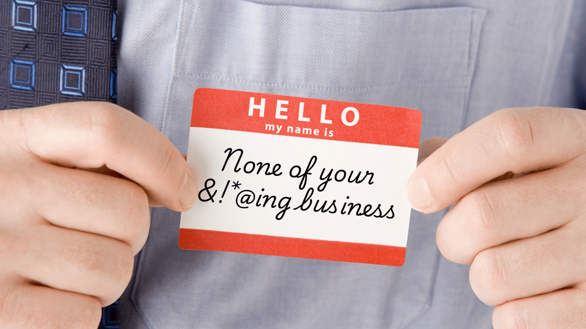 Customer harassment - employees in Japan hiding names on name tags