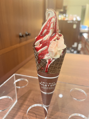 Ice cream from Chocolatier Palet D'or in Ginza