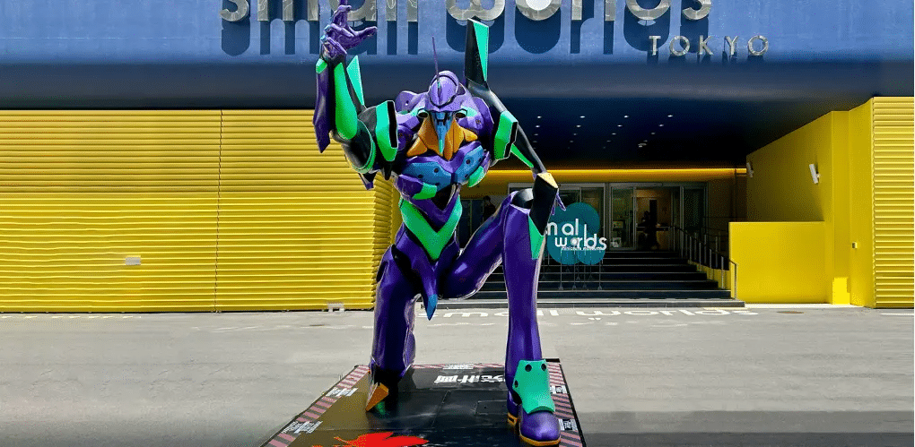 Evangelion exhibit at Small Worlds Miniature Museum