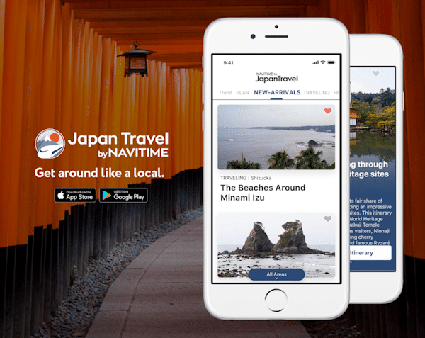 Navitime new app for Japan travelers