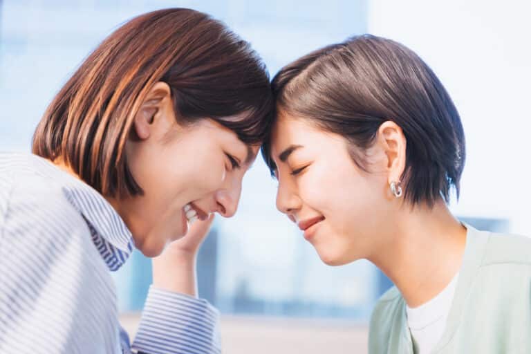 Marriage equality - picture of loving female couple