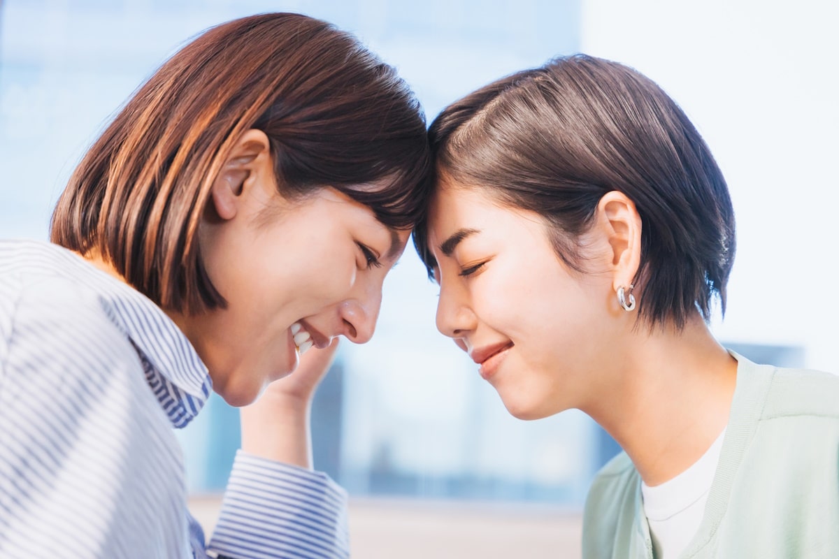 Marriage equality - picture of loving female couple