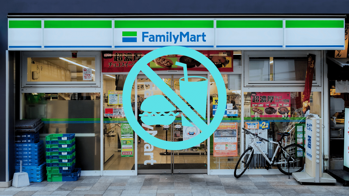 Eating in spaces eliminated at FamilyMart