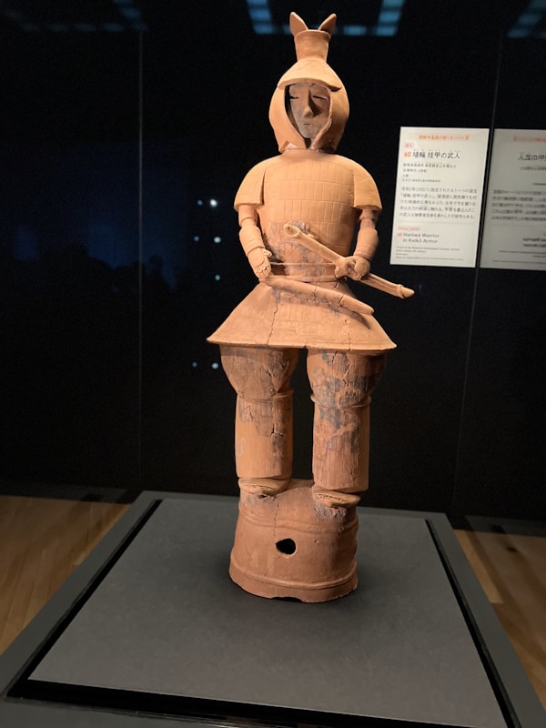 Haniwa Warrior in Keiko armor number 60 (from Gunma) 