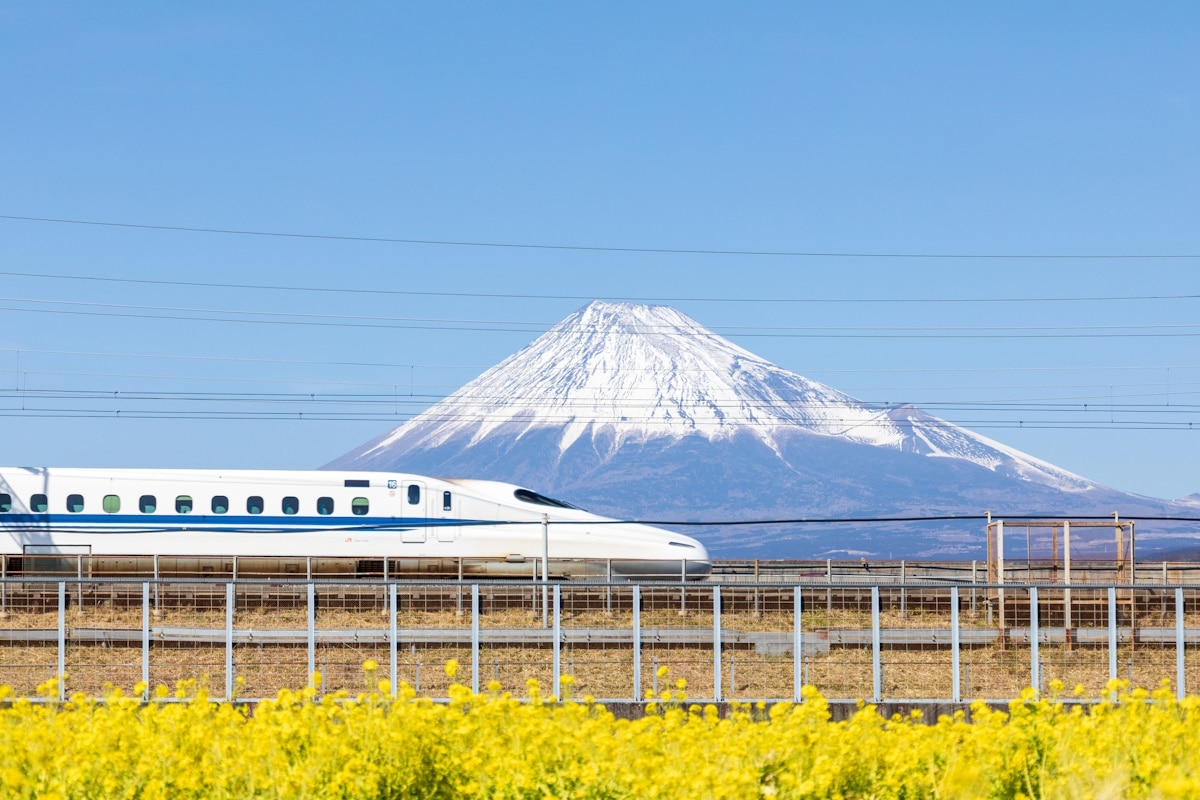 Shinkansen and Mt. Fuji