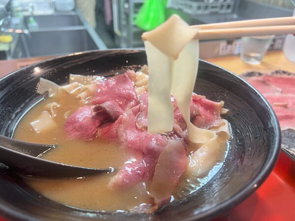 Roast beef ramen at Dogen
