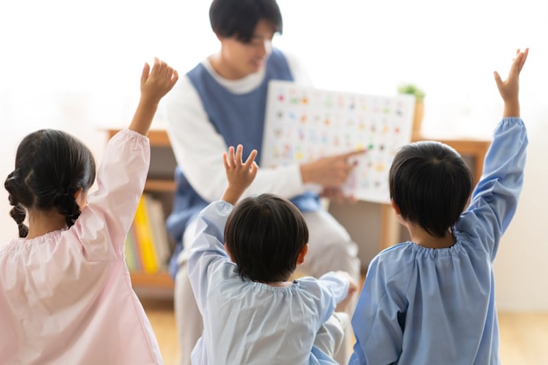Kids in a day care 