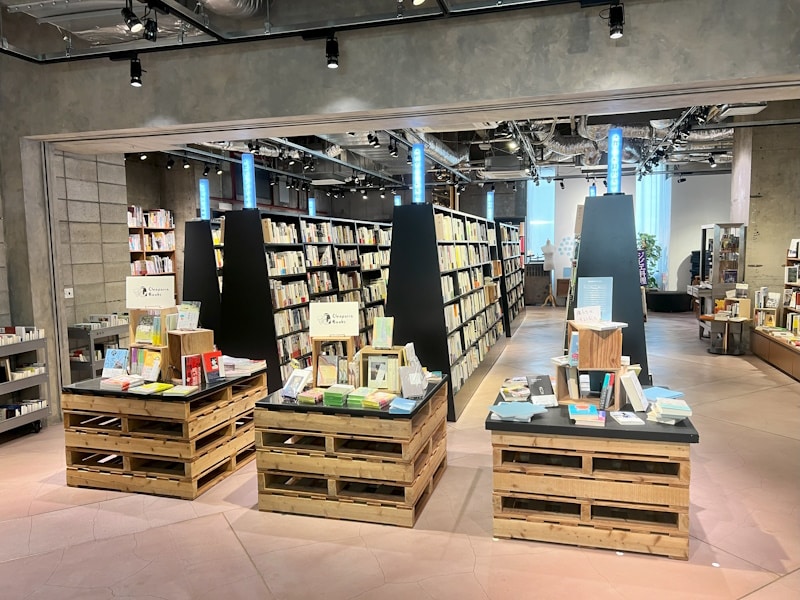 Books for sale at Bunkitsu in Roppongi