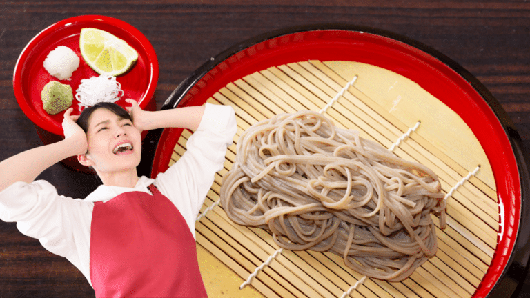 Soba 500 yen wall