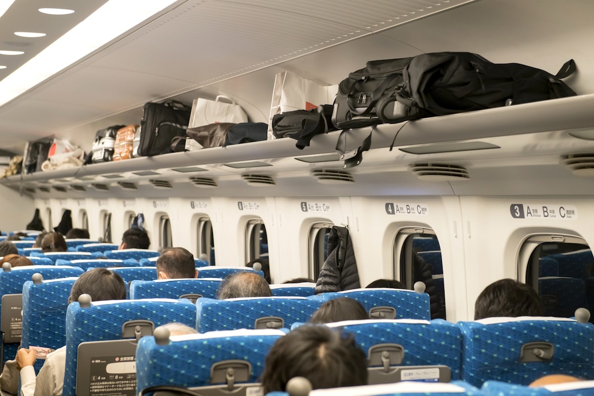 Shinkansen seats