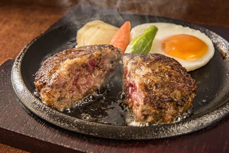 Hamburg steak from Japan