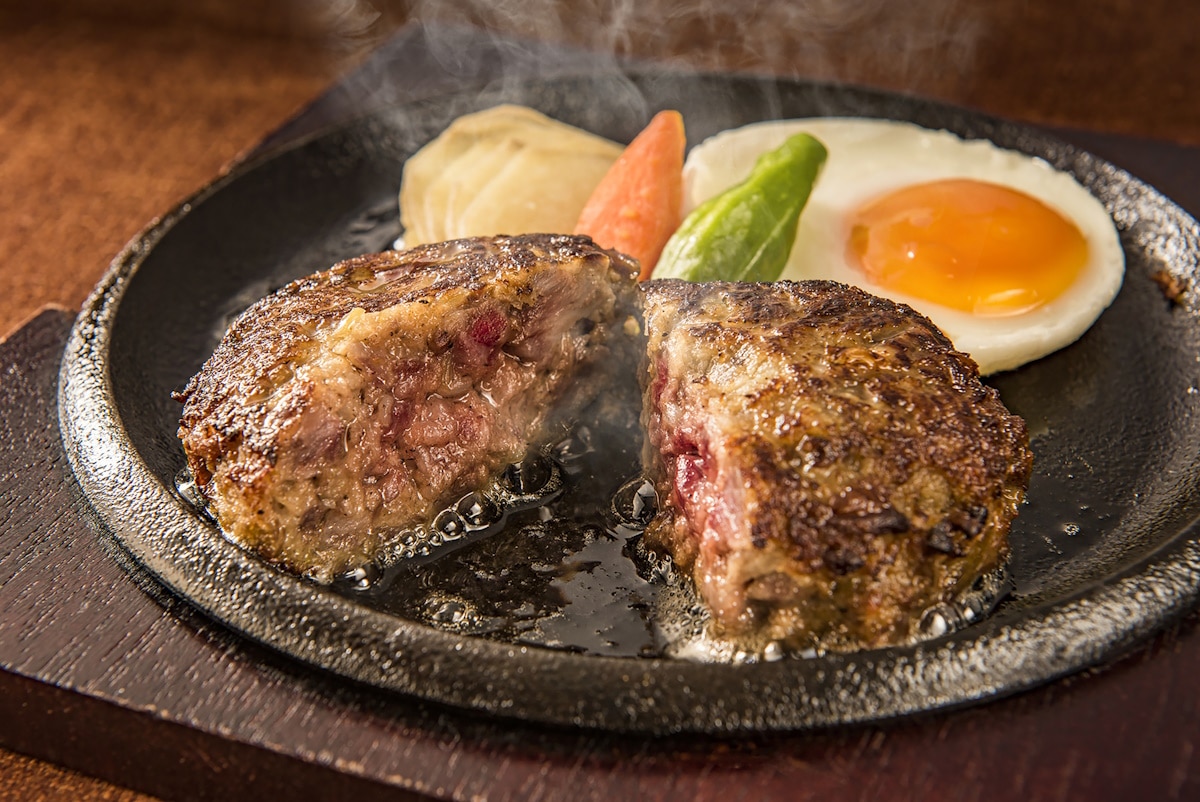 Hamburg steak from Japan