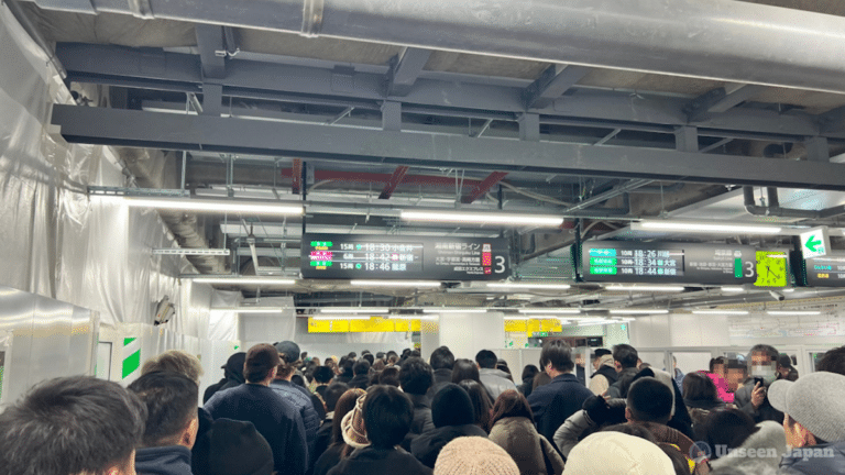Shibuya Station - crowds leaving Hachiko Gate