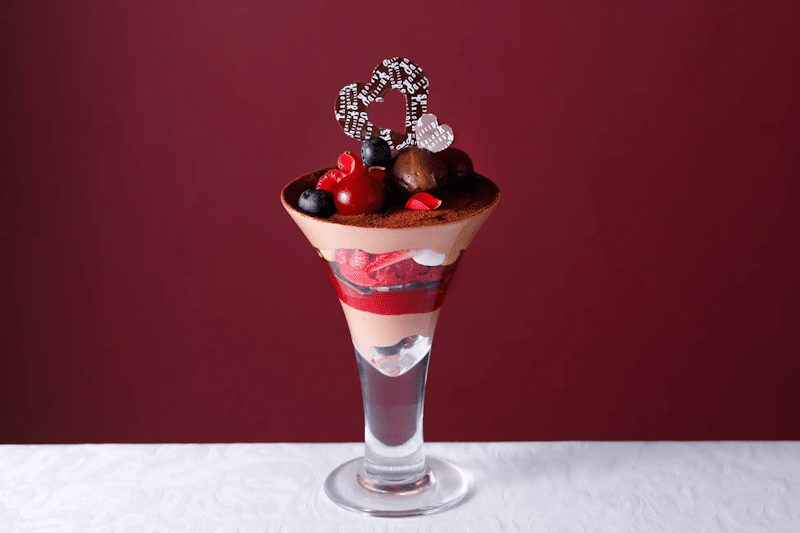Shiseido Parlour - Valentine's Day parfait - berry and chocolate