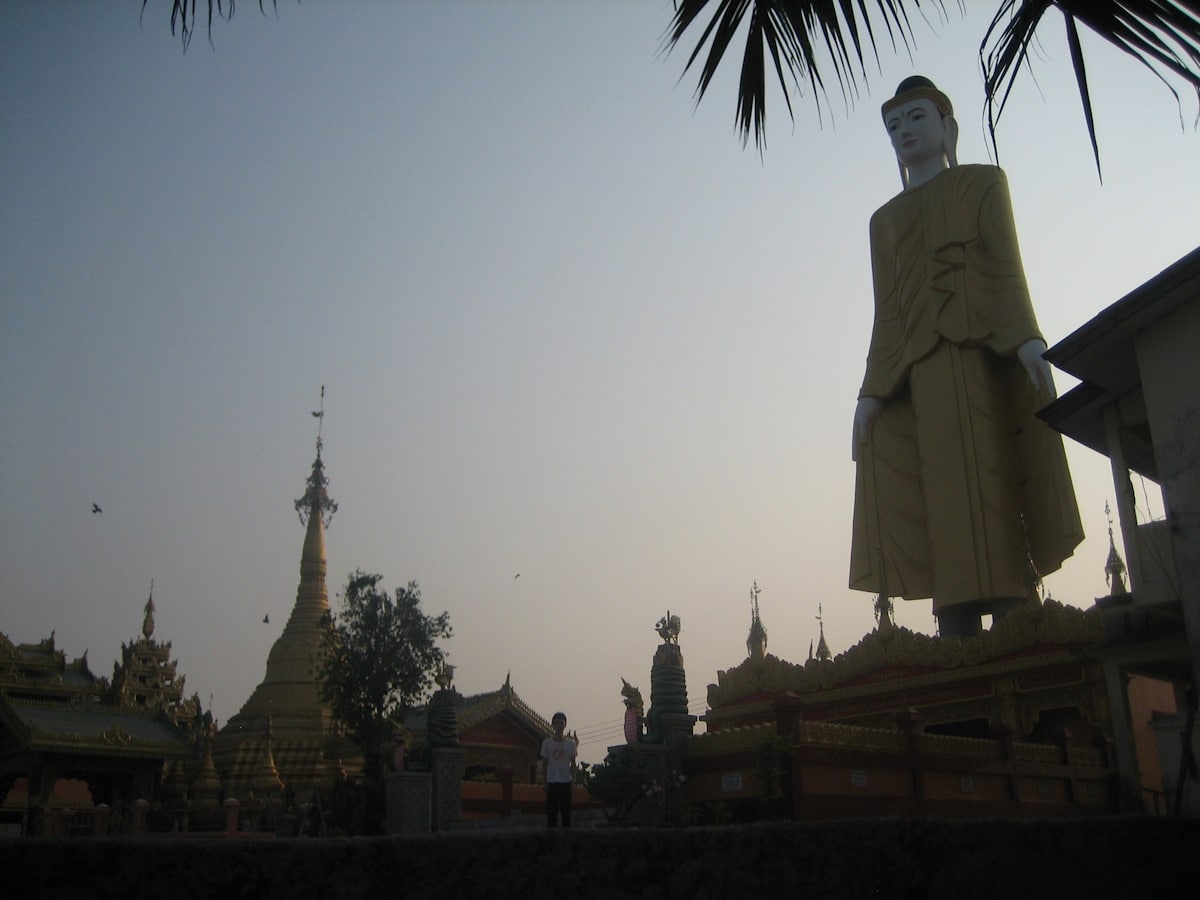 Buddha statue in Myawaddy, Myanmar's capital