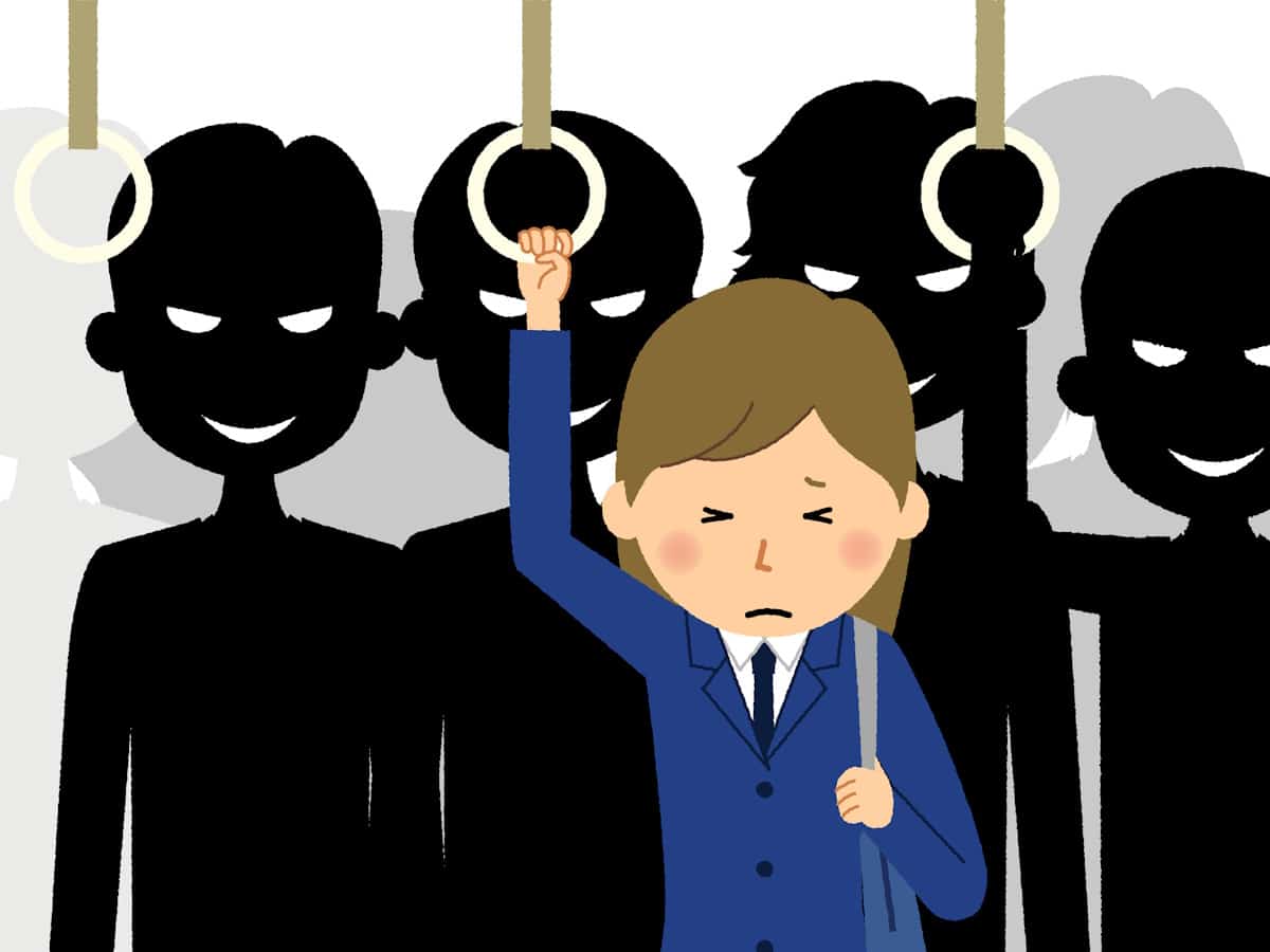 Student under threat on a train
