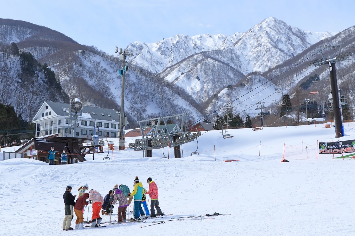 Hakuba Goryu ski slopes in Nagano Prefecture