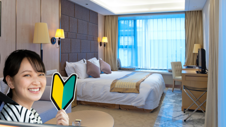 Driver's license while staying in hotel room - pictrure of woman in a car showing beginning driver's sticker superimposed against the picture of an inside of a hotel room