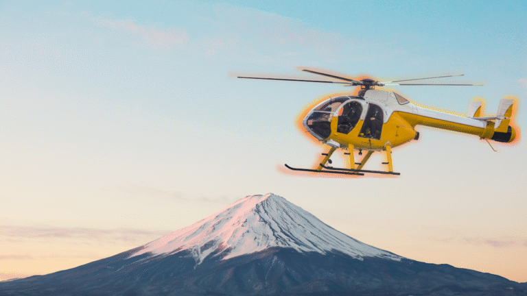 Mt. Fuji helicopter rescue