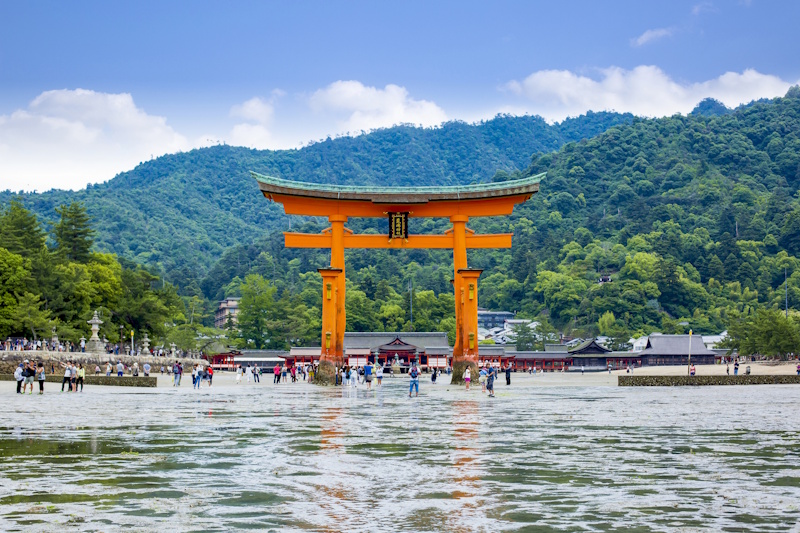 The Otori at Itsukushima Shrine
