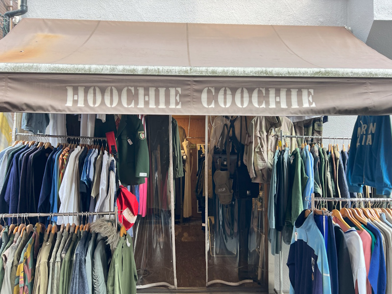 Hoochie Coochie, a vintage clothing store in Shimokitazawa