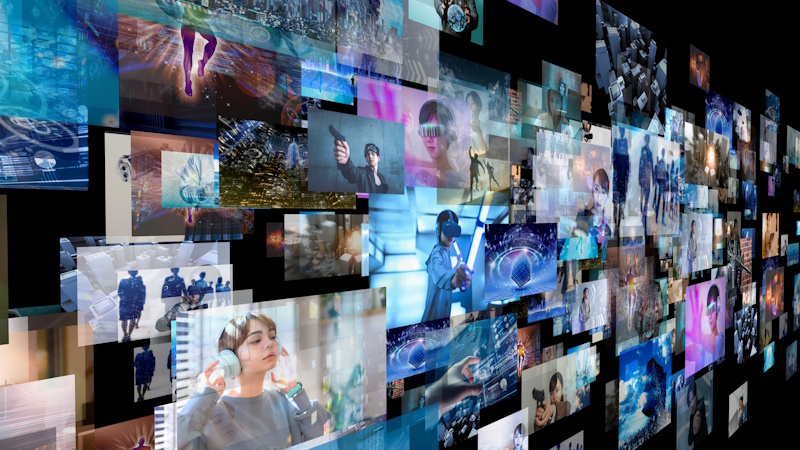 Pictures of people under surveillance
