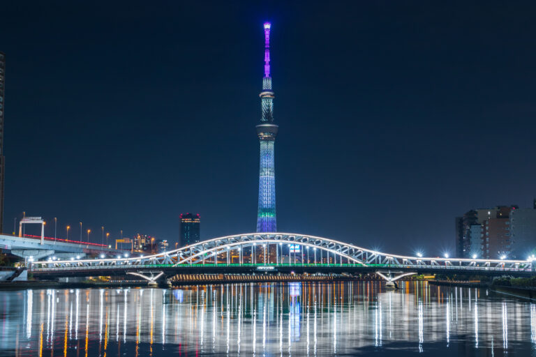 Tokyo Skytree at night