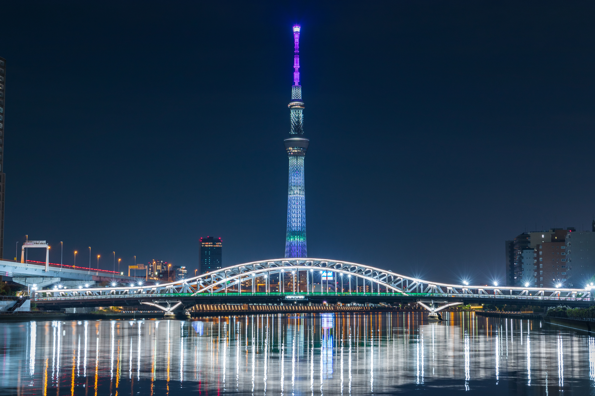 Tokyo Skytree at night