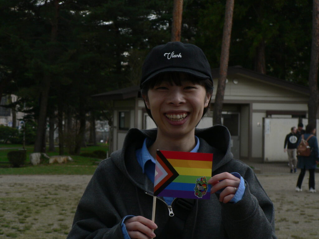 Iwate Rainbow March founder and former Morioka City assembly member Katō Mai