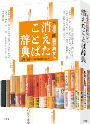 Cover of Sanseido's Dictionary of Words That Disappeared from the National Language Dictionary