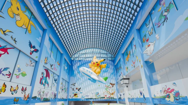 A picture of the Pokémon airport in Noto