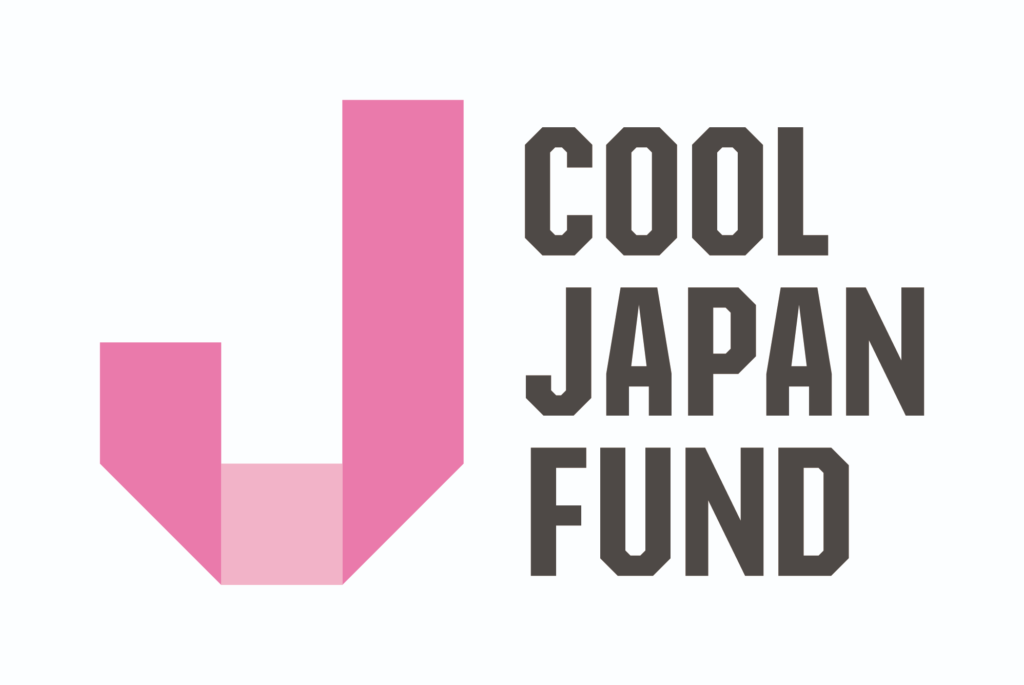 The Cool Japan Fund logo: a pink stylized J beside the words Cool Japan Fund.