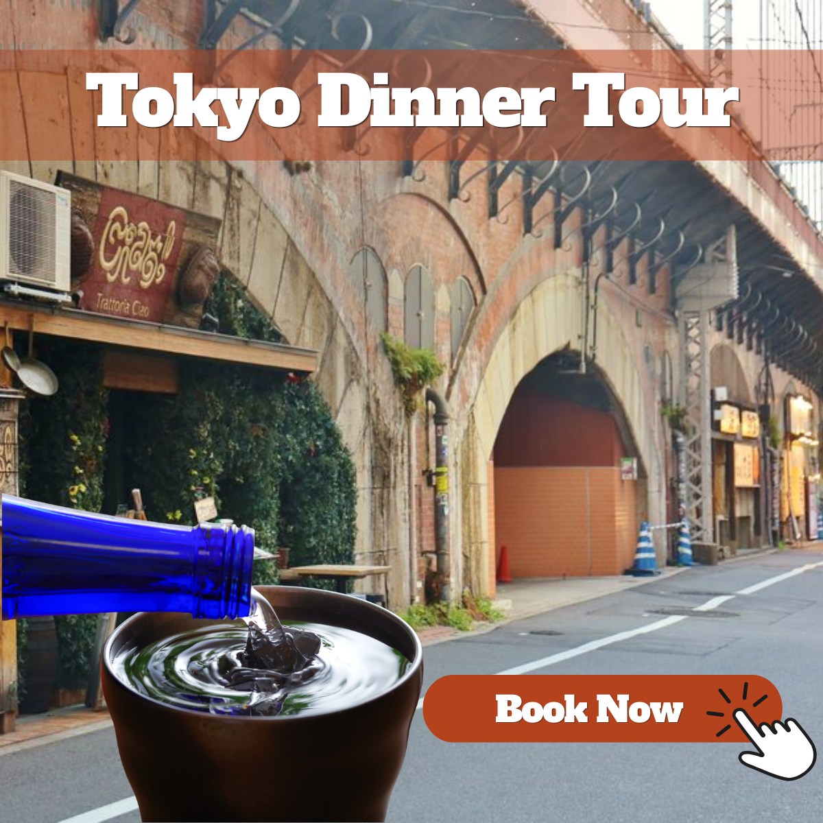 Unseen Japan Tokyo Dinner Tour — book an evening food tour under the Yūrakuchō railway arches